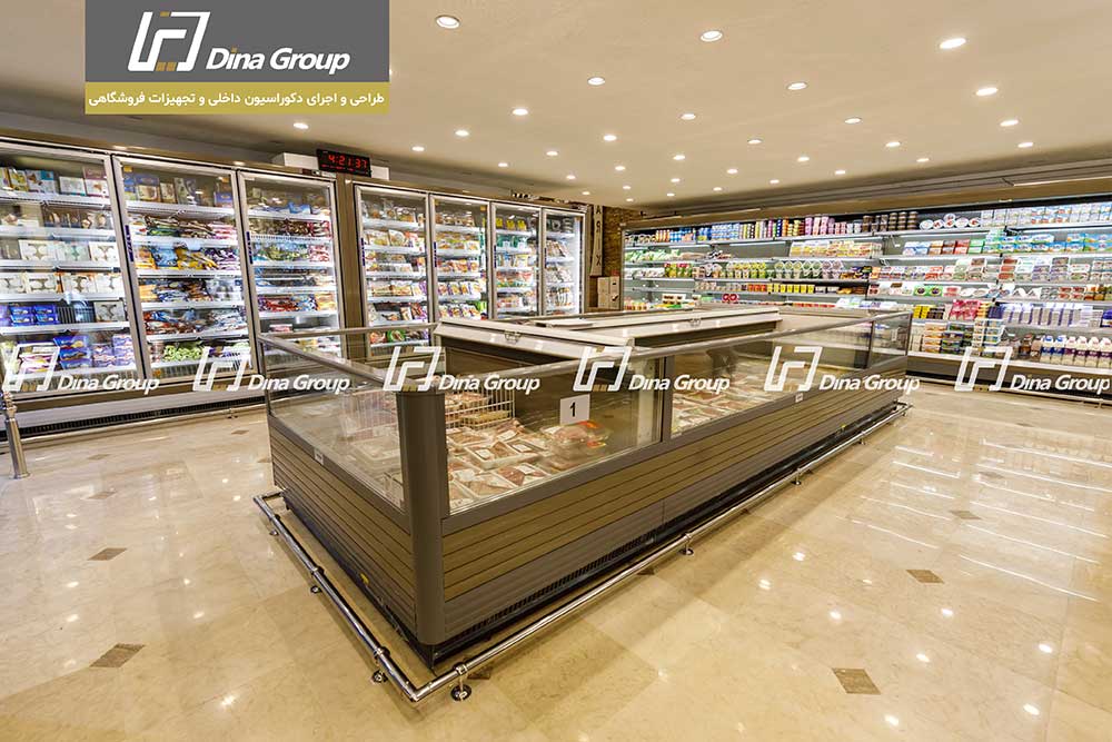 طراحی سوپرمارکت - تجهیزات فروشگاهی - طراحی هایپرمارکت - تجهیز هایپر مارکت