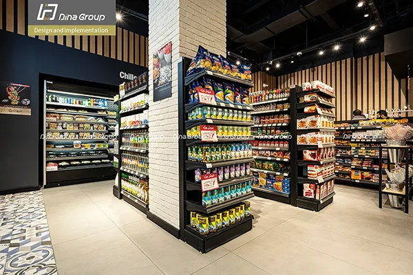طراحی و راه اندازی هایپرمارکت و تجهیز سوپرمارکت